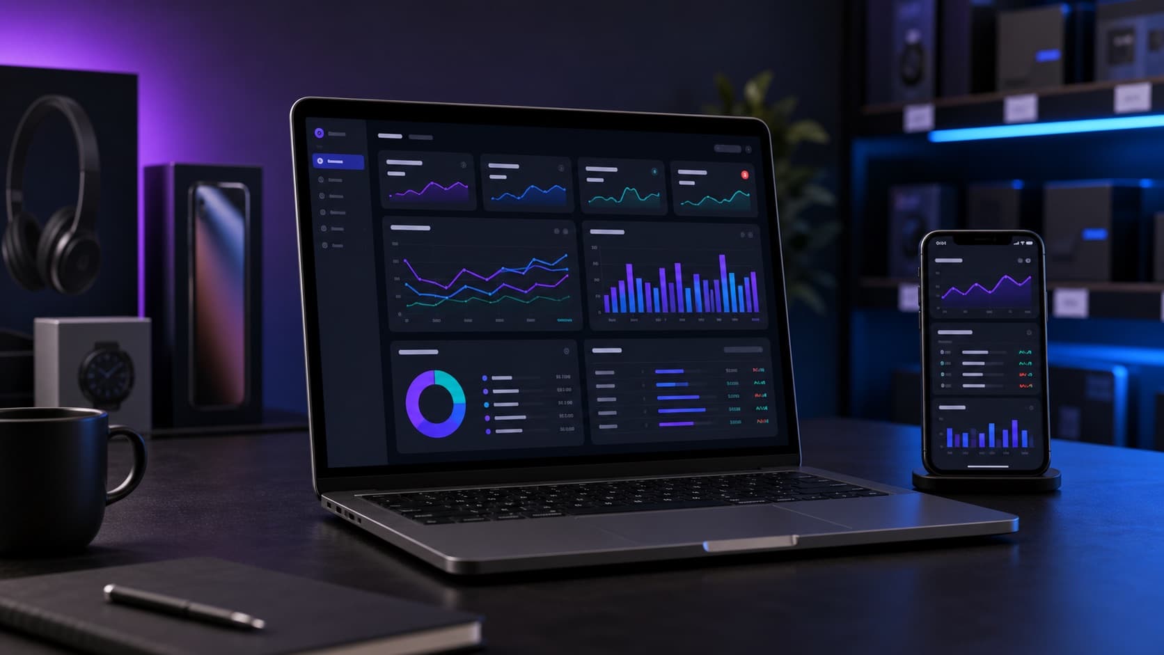 Price comparison dashboard across product categories